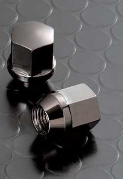 日本製 ホイールナット【コンパクトタイプ】バラ売り/普通車用：トヨタ・ホンダ・三菱・マツダ・ダイハツ・イスズ/M12X1.5/19mm/クラシカル/ラグナットコンパクトタイプ【K101K】 適合確認済み おすすめ 人気