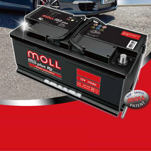 MOLL モル バッテリー【M3plus K2】■ポルシェ/PORSCHE 911/GF-99603【M83085】最高レベルのプレミアムスターターバッテリーMOLL battery/2年保証