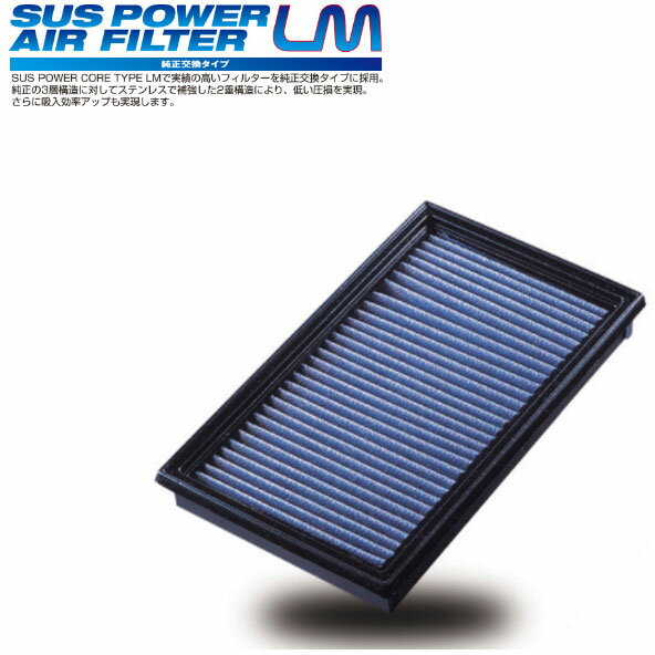 ■純正交換エアフィルター■ガイア 1998/05- SXM10G SXM15G ACM10G ACM15G 3S-FE 1AZ-FSE/トヨタ■BLITZ サスパワーエアフィルターLM■ブリッツ エアクリーナー エレメント【ST-31B】