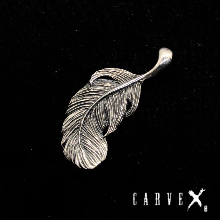 樂天商城 - 【ハンドメイド】 フェザー ペンダント 小 シルバー925 超リアル インディアンジュエリー メンズペンダント シルバーペンダント ネックレス 日本製 羽根