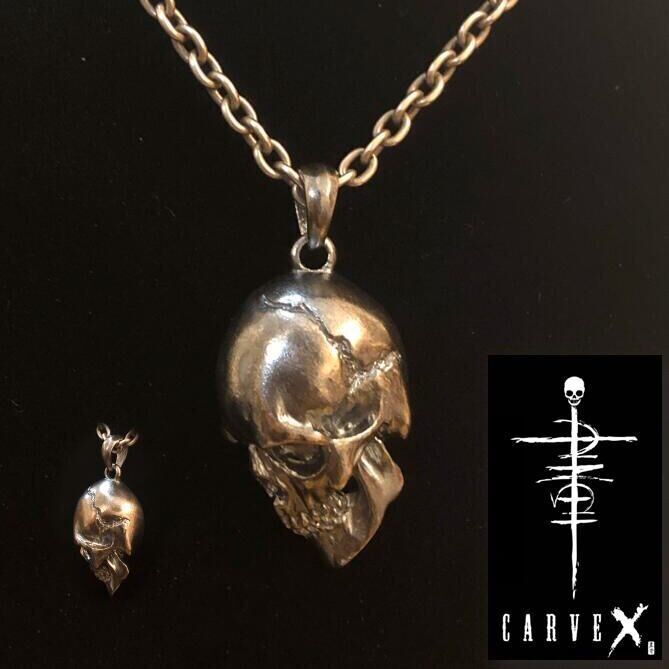 樂天商城 - 【ハンドメイド】 スカル ペンダント 浮顔 左 シルバー925 メンズペンダント シルバーペンダント ネックレス 日本製 髑髏 骸骨 ドクロ