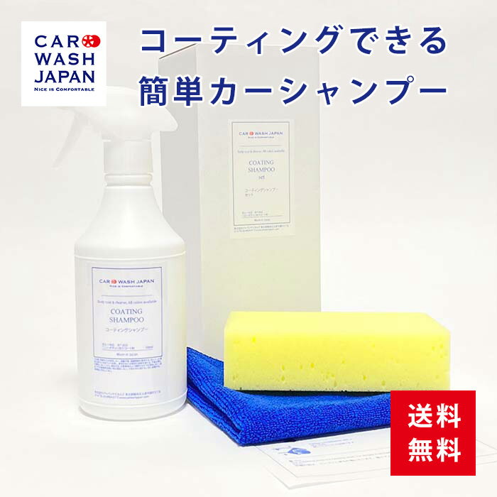 【ポイント10倍！16日2時まで】 【コーティング シャンプー 500mlセット】 洗車グッズ ガラスコーティング剤 車 業務用 プロ仕様 ガラス系コーティング剤 撥水 メンテナンス剤 簡単 洗車 車用品 洗車用品 洗車道具 プレゼント お誕生日 お祝い 内祝い おすすめ