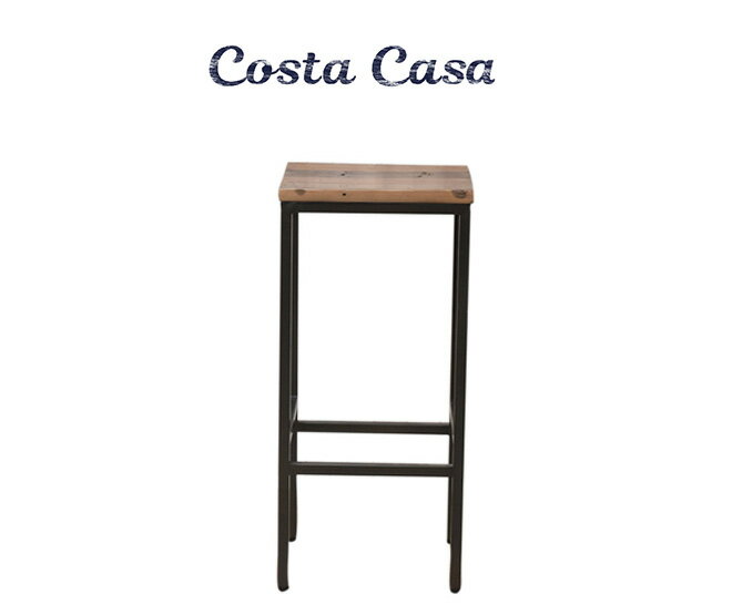 バースツール サーフ系 BAR STOOL Natural wood 西海岸風インテリア