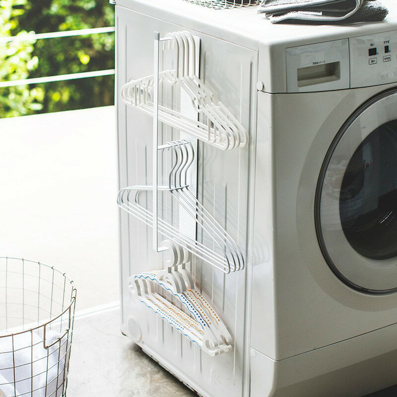 マグネット洗濯ハンガー収納ラック プレート plate おしゃれ 洗濯ハンガー 物干しハンガー収納 ランド..