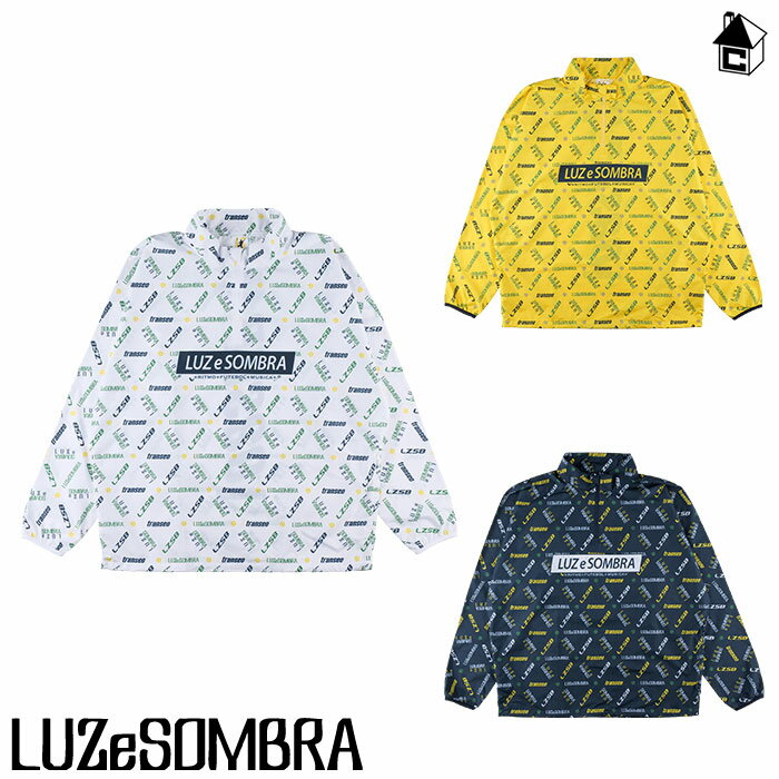 TRANSEO HALFZIP PISTE TOP ルースイソンブラ LUZeSOMBRA〈 サッカー フットサル ピステ ハーフジップ ナイロンジャケット フード ドルマンスリーブ 〉L1241107