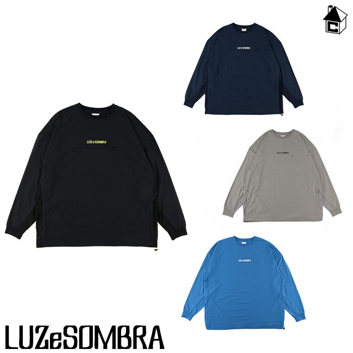 NAVIGATORS BIG SILHOUETTE CREW TOP ルースイソンブラ LUZeSOMBRA〈 ナビゲータービッグシルエットクルートップ サッカー フットサル メッシュ ドローコード付き ドライ素材 〉L1231052