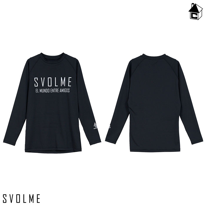 【 ポイント 6倍 】スボルメ シャツ/ロングインナー svolme〈 インナーシャツ 長袖 トップス 吸汗速乾 ストレッチ 〉1253-47603
