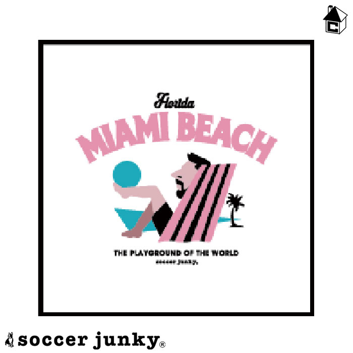 【 ポイント 2倍 】ミニタオル サッカージャンキー Soccer Junky〈 サッカー フットサル スポーツ プレゼント アルゼンチン MIAMI+10 〉...