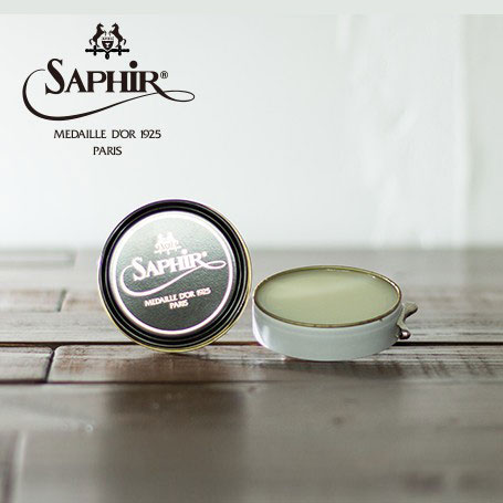 ビーズワックス ポリッシュ ニュートラル 50ml  サフィール ノワール ( Saphir Noir ) | 靴磨き 革靴 皮靴 お手入れ シューズ レザー シューズケア 本革 汚れ防止グッズ 光沢 メンテナンス用品