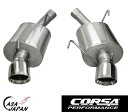 Corsa フォード マスタング GT500 5.4L GT 4.6L 2005~2010年 アクセルバック SPORT +14hp マフラー エキゾースト T304ステンレス コルサ +BS