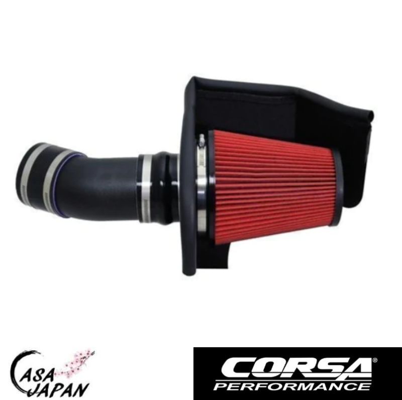 Corsa APEX ダッジ チャレンジャー チャージャー クライスラー 300 SRT 6.4L 2011~2022年 エア インテーク エアクリーナー ドライフィルター +21hp コルサ +BS