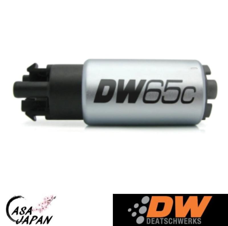 商品情報 ☆商品名：Deatschwerks, DW65c series, 265lph in-tank compact fuel pump ☆品番：9-652 ☆車名：汎用 (車種専門商品ではありません） ※ECUコンピューターセッティングにより、適切な空燃比のセットアップが必要になる可能性もあります。 ※大容量用のインジェクターとフューエルラインが必要になる場合もあります。