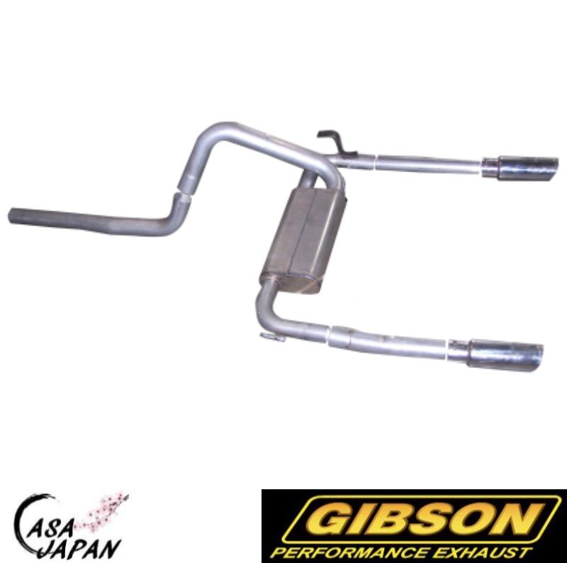 Gibson シボレー カマロ ポンティアック ファイアーバード LS-1 V8 5.7L 1999~2002年 デュアルスプリット アルミコート処理スチール マフラー エキゾースト ギブソン +BS