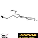 Gibson フォード マスタング エコブースト 2.3L 2015~2020年 デュアル 左右出し +30hp トルク+40lb-ft ステンレス マフラー エキゾースト ギブソン +BS