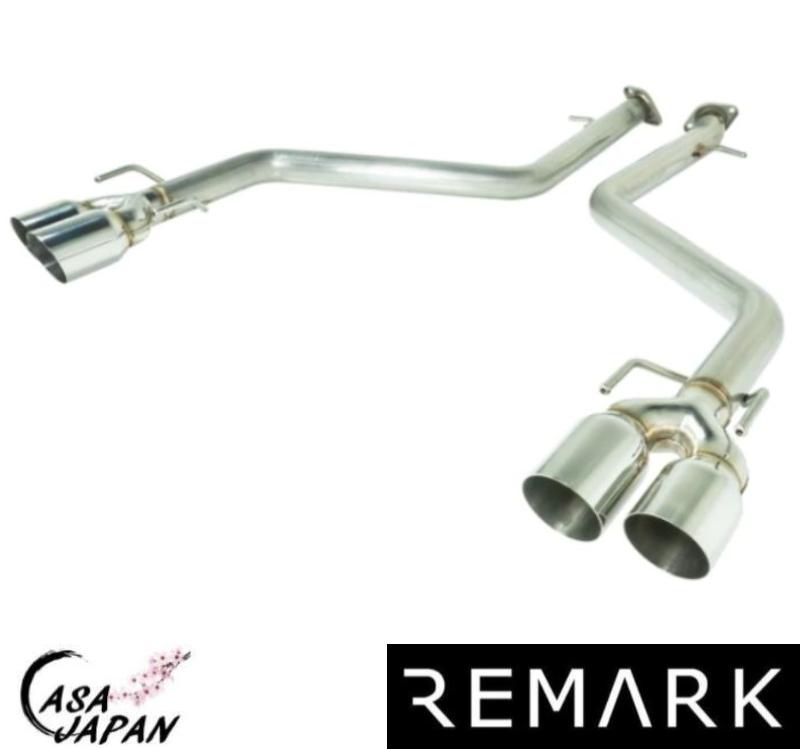 Remark レクサス RC200t RC300 ASC10 RC350 GSC10 2015年~ IS200t IS250 IS300 IS350 2017~2020年 F-Sports F-スポーツ リマーク アクセルバック シングルウォール出口 マフラー エキゾースト T304ステンレス +BS