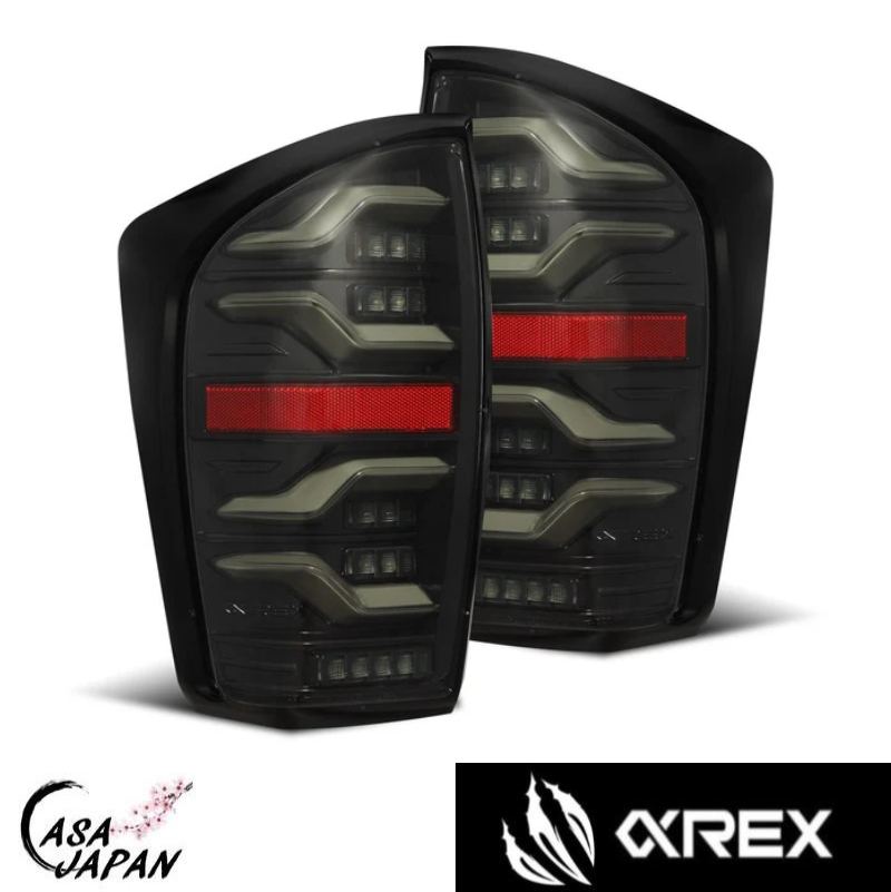 Rakuten - Alpha Rex トヨタ タコマ USDM 2016~2023年 LED テール ライト リア ランプ ブレーキ 左右セット LUXX アルファブラック 直接交換 アルファレックス +BS