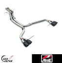 AWE ポルシェ マカン S GTS ターボ 3.0L 3.6L 2015~2018年 キャットバック 馬力+15hpアップ!! エキゾースト マフラー ステンレス ブラックチップ TRACK 税込み!送料込み!AWE チューニング +BS