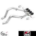 AWE シボレー コルベット C7 Z06 ZR1 Z51 グランド スポーツ スティングレイ 6.2L V8 2014~2019年 アクセルバック 馬力+18hpアップ!! エキゾースト マフラー ステンレス ブラックチップ TRACK 税込み!送料込み!AWE チューニング +BS