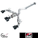 AWE トヨタ カローラ GR 5ドア GZEA14H 1.6L G16E-GTS 2023年~ TRACK キャットバック 馬力+3hpアップ!! エキゾースト マフラー ステンレス ブラックチップ バルブ無し 税込み!送料込み!AWE チューニング +BS