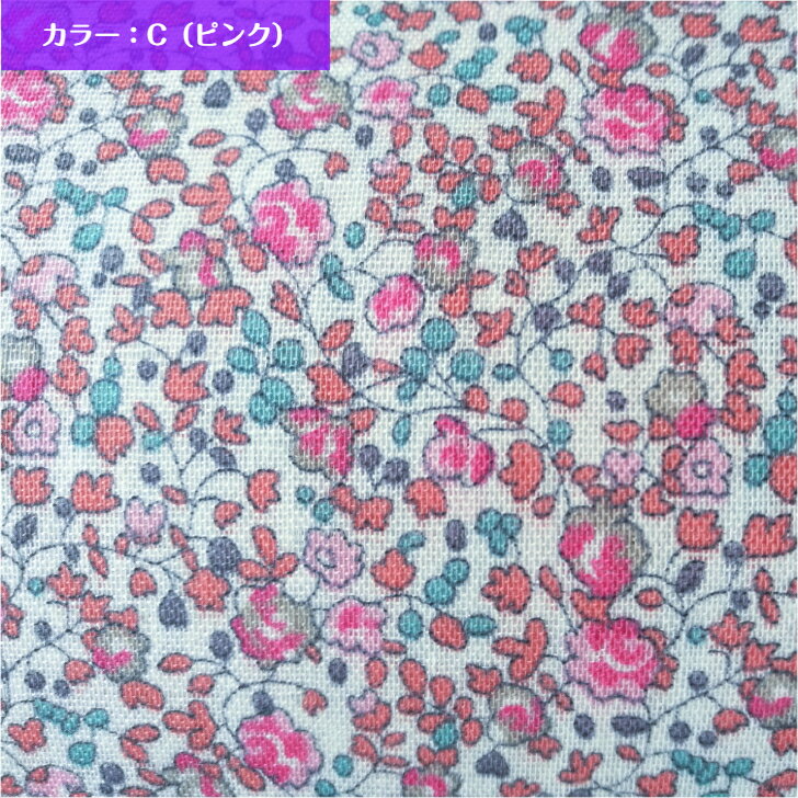 【Wガーゼ】Liberty Fabrics Eloise リバティプリント 生地 国産 ダブルガーゼ 50c...