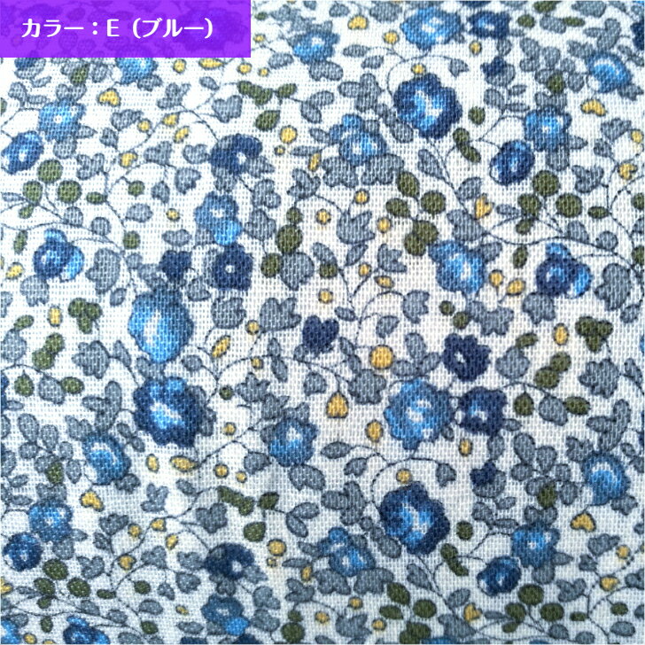 【Wガーゼ】Liberty Fabrics Eloise リバティプリント 生地 国産 ダブルガーゼ 50c...