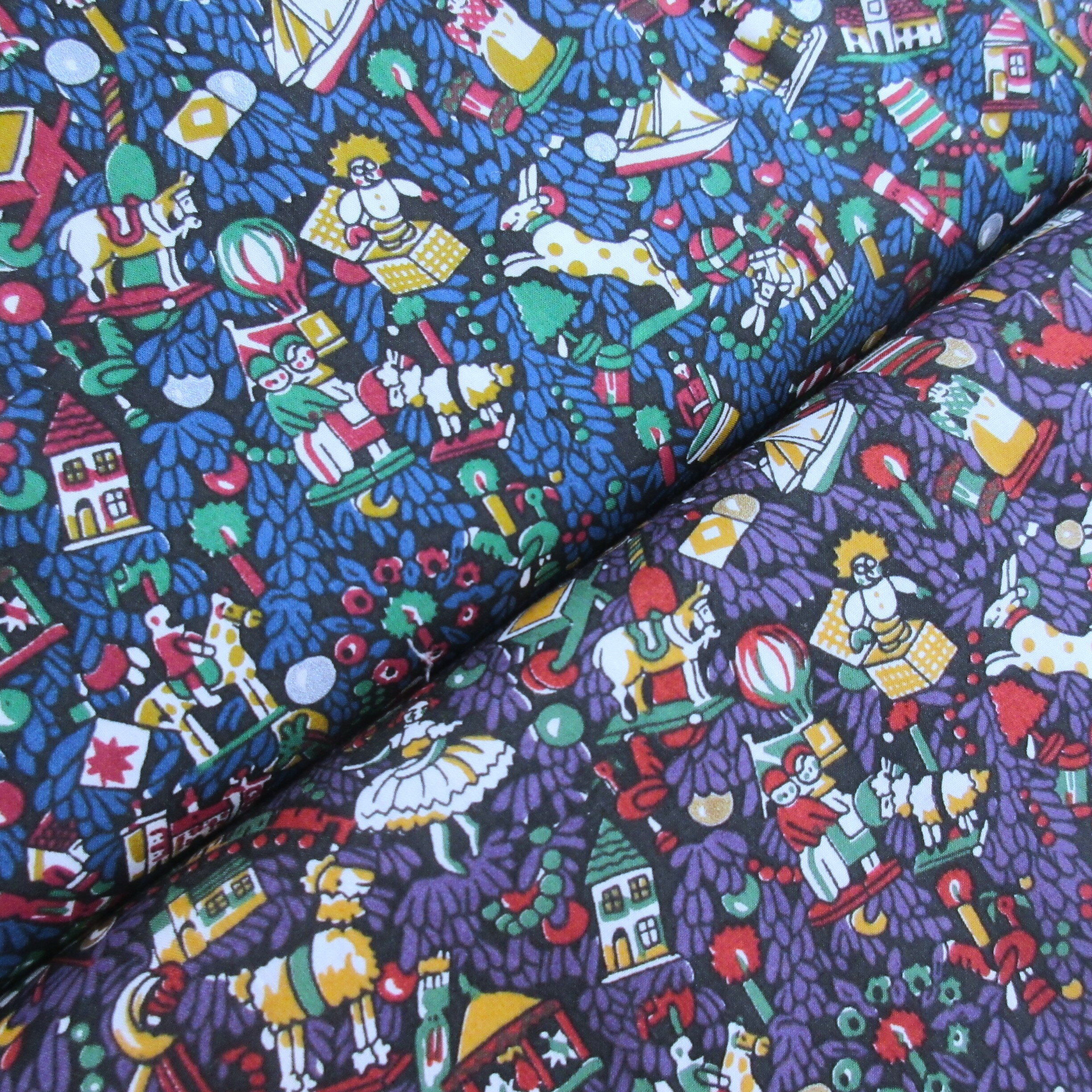 Liberty Fabrics Jack(ジャック) リバティ プリント 生地 クリスマス柄 男の子柄 50cm単位 【新入荷】
