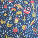 Liberty Fabrics Magical Forest(マジカルフォレスト)リバティ プリント 生地 クリスマス柄 男の子柄 50cm単位 【新入荷】