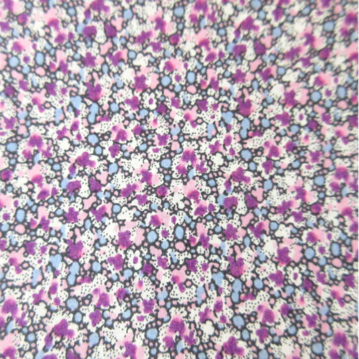 水珠图案 - リバティ 生地 Pepper SE 紫色 国産 タナローン 新エターナル Liberty Fabrics 50cm単位