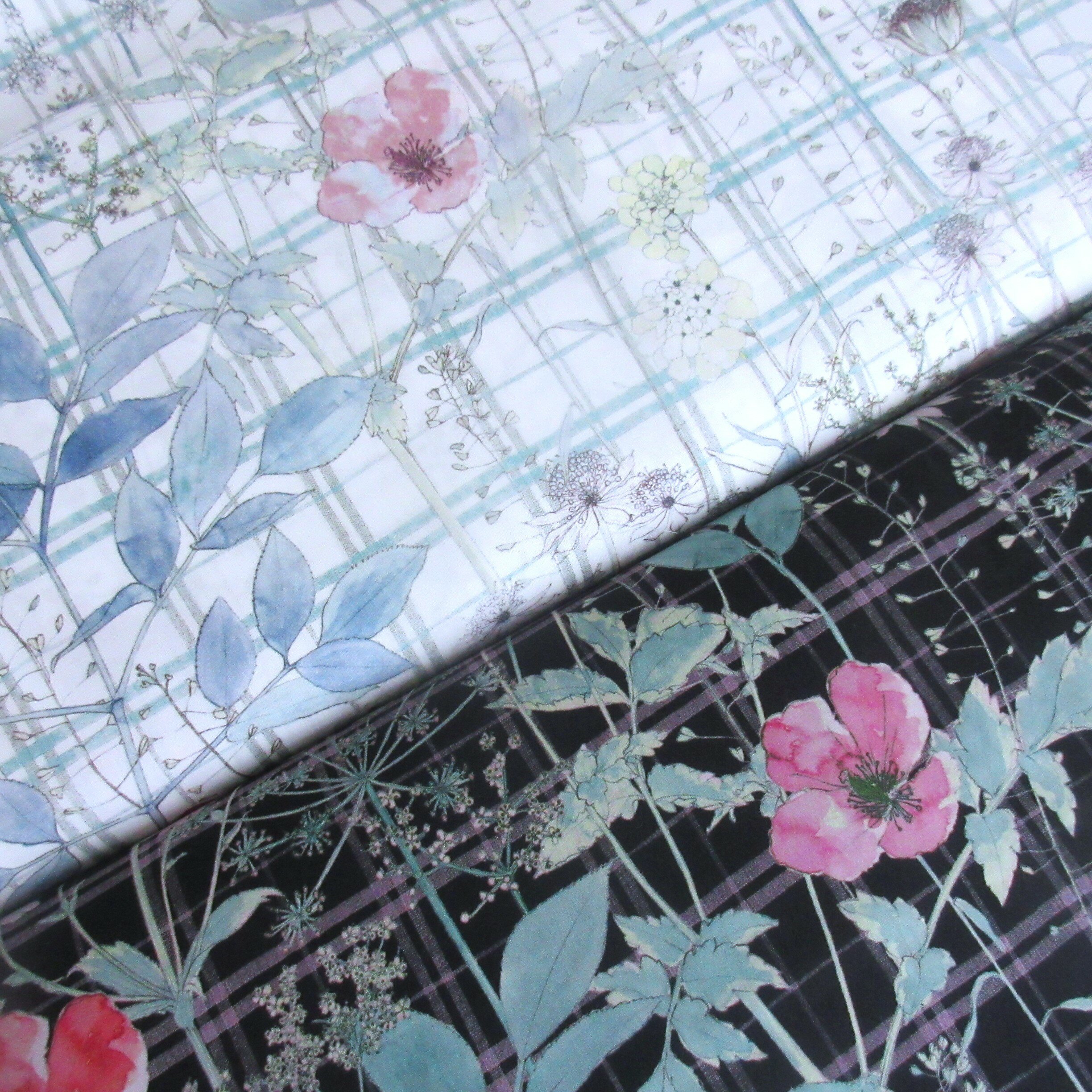 乐天商城 - リバティ生地 Irma's Garden（イルマズガーデン） 国産タナローン 新エターナル Liberty Fabrics 50cm単位【水彩柄】