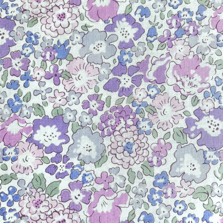 Rakuten - 【2025年新エターナル】Liberty Fabrics Michelle XE リバティプリント 生地 国産 タナローン ミシェル 50cm単位 【花柄】パープル ライラック