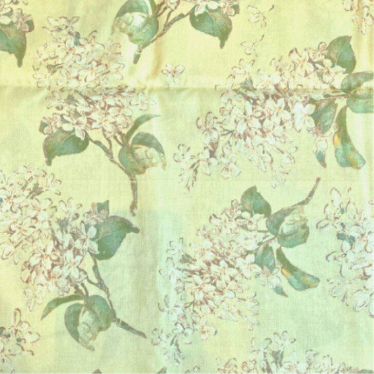 Other - 【廃盤色】リバティ 生地 Archive Lilac アーカイブ・ライラック ZE 国産 タナローン 花柄 春色 黄色 Liberty Fabrics 50cm単位