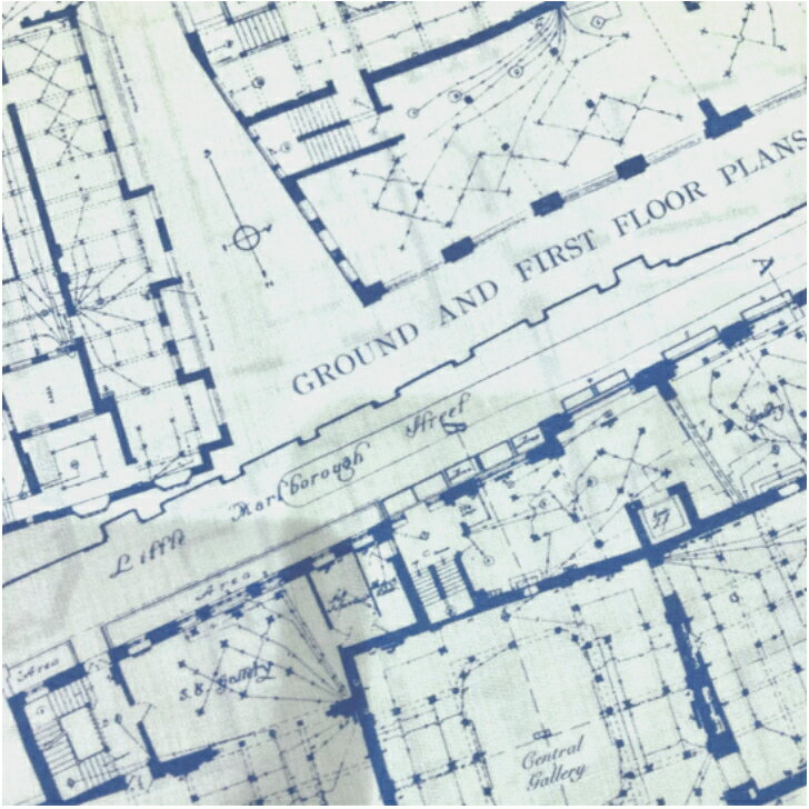 Rakuten - リバティ 生地 Blue Prints ブルー・プリンツ 25AU イタリア産 タナローン パッチワーク柄 青色 Liberty Fabrics 50cm単位 手芸 布【2025SS RETOLD 150TH ANNIVERSARY COLLECTION】メンズ 男の子 にもおすすめの柄