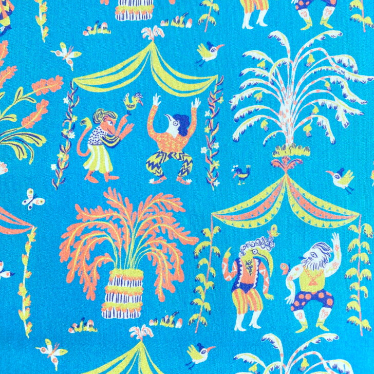 Rakuten - リバティ 生地 A Celebration ア・セレブレーション 25BU イタリア産 タナローン 民藝柄 青色 Liberty Fabrics 50cm単位 手芸 布【2025SS RETOLD 150TH ANNIVERSARY COLLECTION】メンズ 男の子 にもおすすめの柄