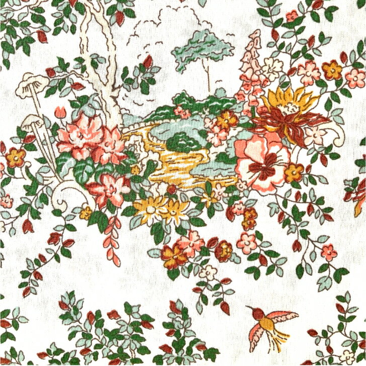Rakuten - Liberty Fabrics Miniature Wonderland ミニチュア・ワンダーランド 24CU リバティプリント 生地 イタリア産 タナローン 50cm単位 【2024AW The Curated Floral】