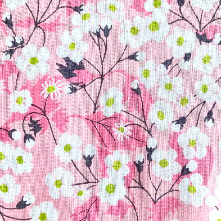Rakuten - 【廃盤柄】リバティ 生地 Mitsi ミッツィ YE ピンク 桜 花柄 Liberty Fabrics 50cm単位【2022年 新エターナル】