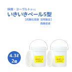 いきいきペール5型（4.3L）2個セット【抗酸化溶液活用製品】【発酵促進】いろいろ使える不思議なバケツ