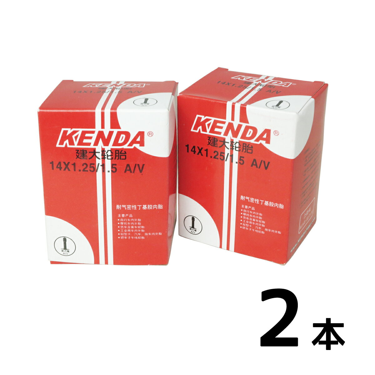 ¹͢ʡKENDA 14 ƼХ֥ʡ塼 14x1.25-1.5 2ܥå