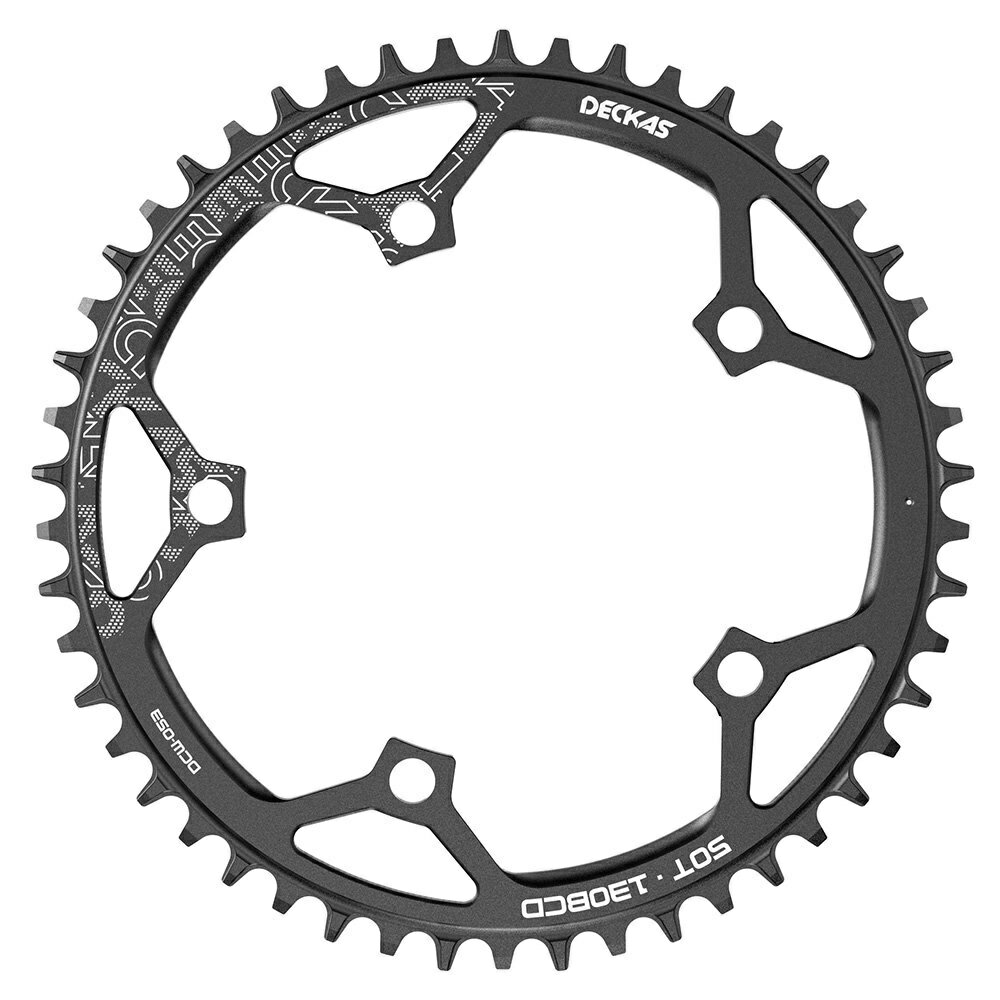 DECKAS チェーンリング 50T 52T 54T 56T 58T BCD130mm ナローワイド 小型 軽量 軽い