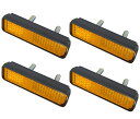 【メール便で送料無料】MKS REFLECTOR SET ペダルリフレクターセット 反射板 オレンジ ミカシマ 三ヶ島 ロードバイク クロスバイク 折りたたみ自...