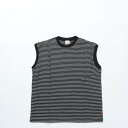 Healthknit / Classic Border Jersey Crewneck Sleeveless ヘルスニット クラシックボーダー ジャージー クルーネック スリーブレス ノースリーブ