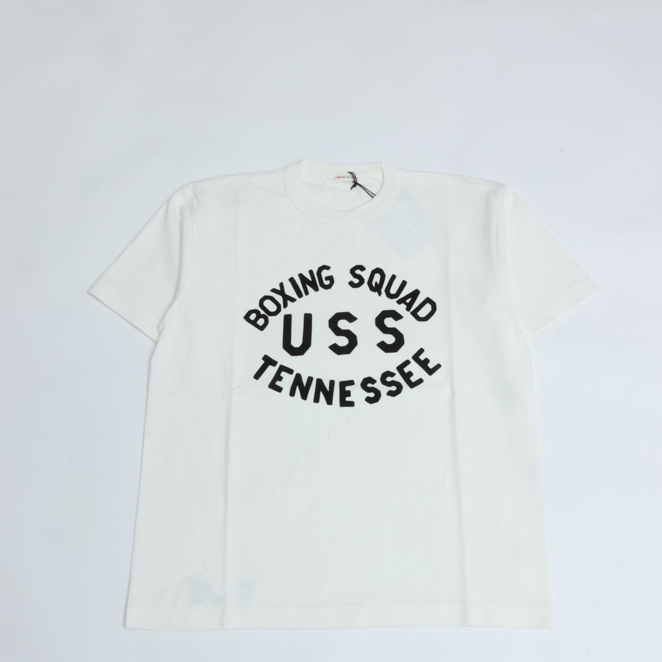 樂天商城 - A.G.SPALDING&BROS / ARCHIVE GRAPHIC TEE USS (BOXING SQUAD USS TENNESSEE) WHITE エージースポルディング＆ブロス Tシャツ 半袖