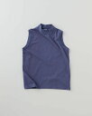 FilMelange / ETHEL / エセル VINTAGE TENJIKU FADE NAVY フィルメランジェ オーガニックコットン ノースリーブ