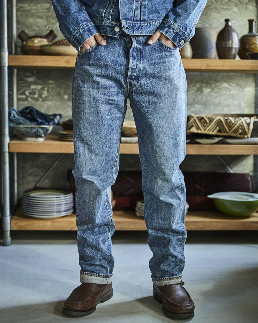 orslow / 105 STANDARD SELVEDGE DENIM 2YR WASH オアスロウ スタンダード セルビッジデニム ジーンズ パンツ