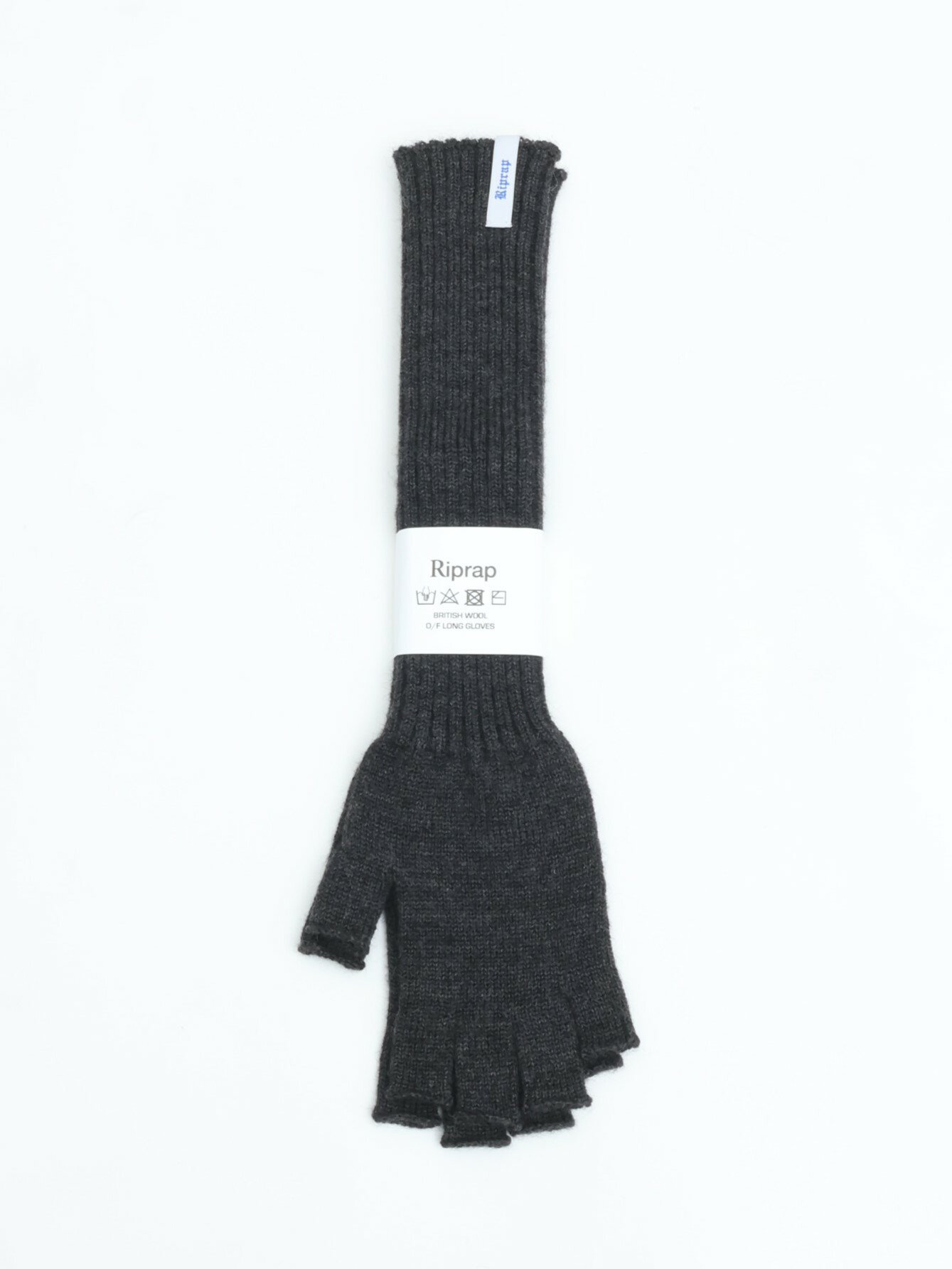 Riprap リップラップ O/F SHORT GLOVES (BRITISH/SOUTH AMERICAN WOOL) オープンフィンガー ショートグ..