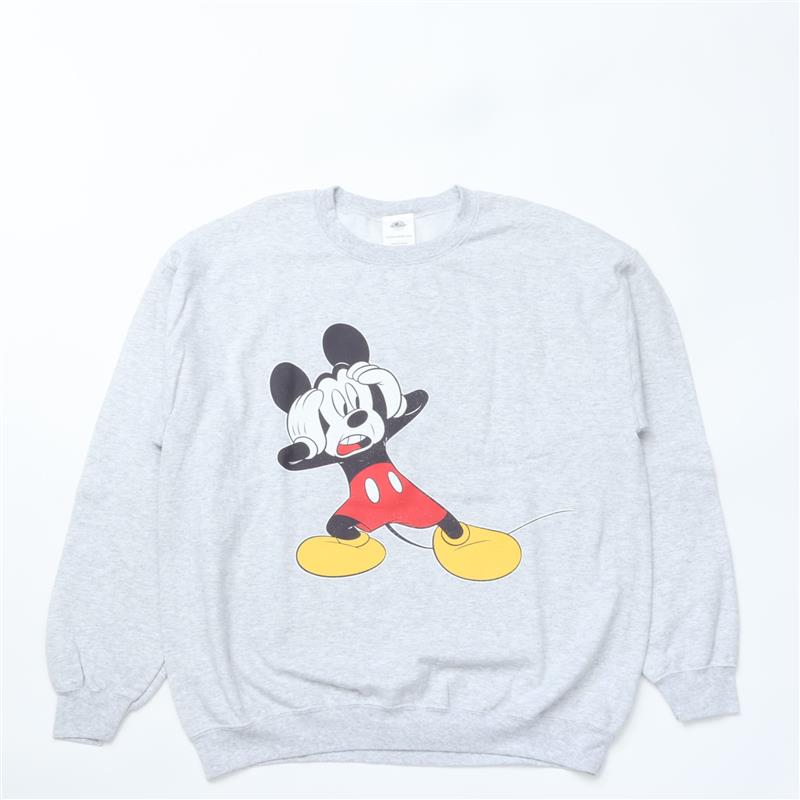 COUPON桡GOODWEAR / Disney MK PRINT SWEAT2L.GRAY åɥߥåå