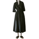 MEYAME / COTTON DRESS BLACK メヤメ ドレス ワンピース(4)
