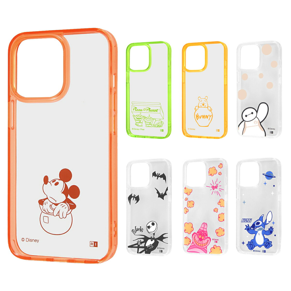 Disney ディズニー iphone13 ケース iPhone13Pro ケース iPhone13mini ケース カバー スマホケース かわいい ミッキー スティッチ ハイブリッドケース ミッキーマウス リトルグリーンメン プーさん ベイマックス ジャック チェシャ猫 スティッチ