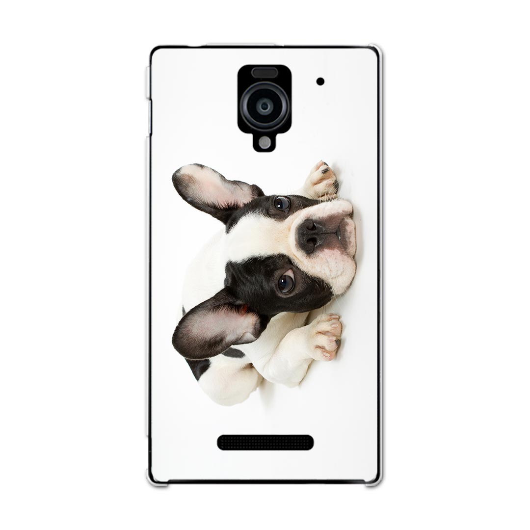 302SH AQUOS PHONE Xx アクオスフォン 302sh softbank ソフトバンク スマホ カバー ケース スマホケース スマホカバー PC ハードケース 犬　フレンチブルドック アニマル 000889
