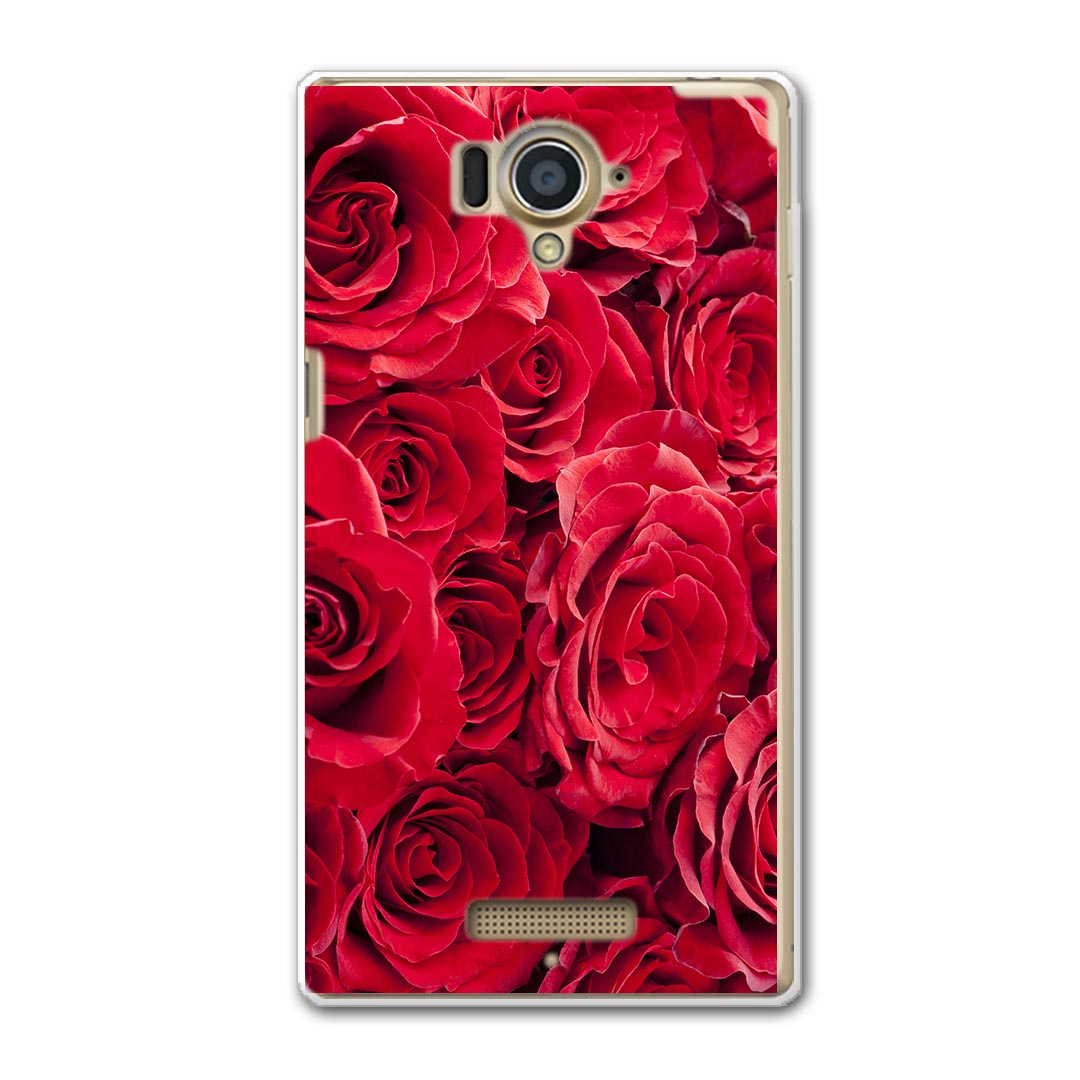 304SH AQUOS Xx アクオスダブルエックス 304sh softbank ソフトバンク スマホ カバー ケース スマホケース スマホカバー PC ハードケース バラ　赤　花束 フラワー 000124