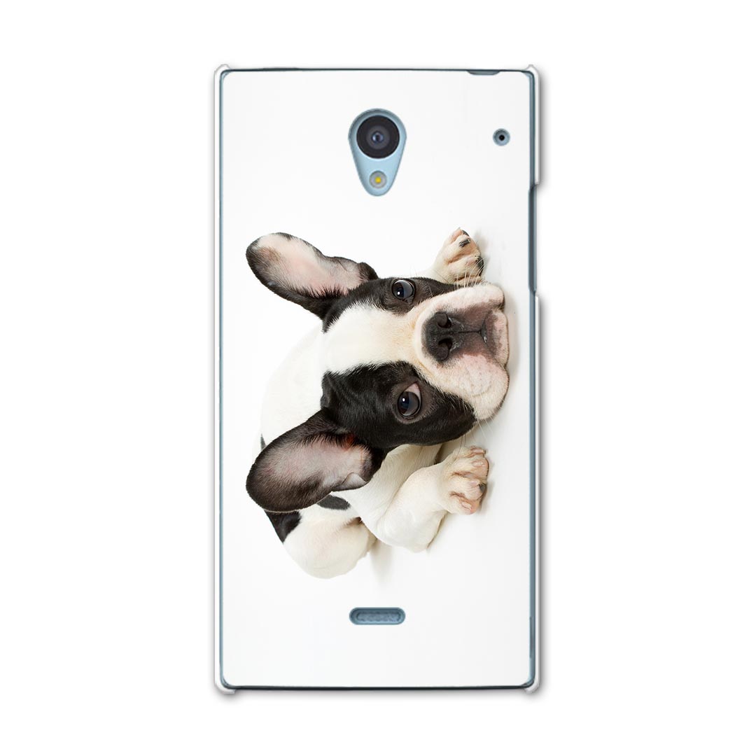 305SH AQUOS CRYSTAL アクオス クリスタル 305sh softbank ソフトバンク スマホ カバー ケース スマホケース スマホカバー PC ハードケース 犬 フレンチブルドック アニマル 000889